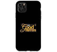 University Varsity-Gold Color : Aucune Bonne Intention Coque pour iPhone 11 Pro Max