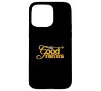 University Varsity-Gold Color : Aucune Bonne Intention Coque pour iPhone 15 Pro Max