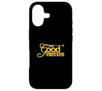 University Varsity-Gold Color : Aucune Bonne Intention Coque pour iPhone 17