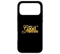 University Varsity-Gold Color : Aucune Bonne Intention Coque pour iPhone 17 Pro Max