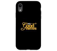 University Varsity-Gold Color : Aucune Bonne Intention Coque pour iPhone XR