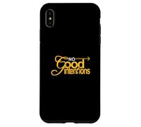 University Varsity-Gold Color : Aucune Bonne Intention Coque pour iPhone XS Max