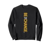 University Varsity-Gold Color Be The Change Yellow Sweatshirt