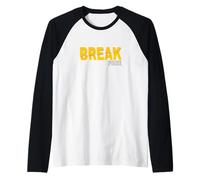 University Varsity-Gold Color Break/Free Yellow Manche Raglan