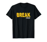 University Varsity-Gold Color Break/Free Yellow T-Shirt