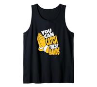 University Varsity-Gold Color Catch Hands Jaune Débardeur