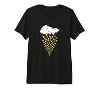 University Varsity-Gold Color Cloud Planes Jaune T-Shirt Haut de Gamme