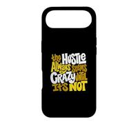 University Varsity-Gold Color Hustle Ain't So Crazy Jaune Coque pour iPhone Air