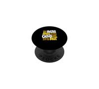University Varsity-Gold Color Hustle Ain't So Crazy Jaune PopSockets PopGrip Adhésif
