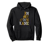 University Varsity-Gold Color in My Own Lane Jaune Sweat à Capuche