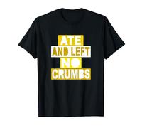 University Varsity-Gold Color Mangé sans miettes Jaune T-Shirt