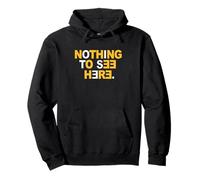 University Varsity-Gold Color Rien à Voir Ici Sweat à Capuche