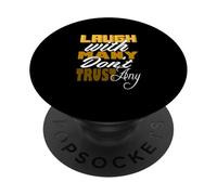 University Varsity-Gold Color Riez mais ne Vous fiez Pas PopSockets PopGrip Adhésif