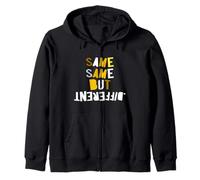 University Varsity-Gold Color Same-x2 mais Jaune différent Sweat à Capuche
