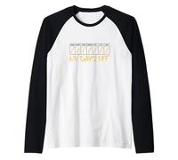 University Varsity-Gold Color Schedule No Days Off Yellow Manche Raglan