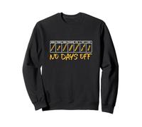 University Varsity-Gold Color Schedule No Days Off Yellow Sweatshirt