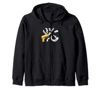 University Varsity-Gold Color se bouscule jusqu'à ce qu'il pleuve Sweat à Capuche