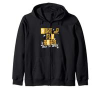 University Varsity-Gold Color Woke Up Fly It Keep Happening Sweat à Capuche