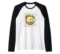 University Varsity-Gold Goût for The Hustle Yellow Manche Raglan