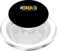 University Varsity-Gold Hustle Harder University Jaune PopSockets PopGrip pour MagSafe
