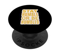 University Varsity-Gold L'importance de l'humilité PopSockets PopGrip Adhésif