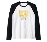 University Varsity-Gold Montre en Or Motif Haine Manche Raglan