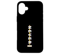 University Varsity-Gold NE Soyez JAMAIS Moi University Varsity-Gold Coque pour iPhone 16 Plus