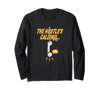 University Varsity-Gold Pick Up The Call Graphique Jaune Manche Longue