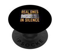 University Varsity-Gold Real Ones se déplace en Silence PopSockets PopGrip Adhésif
