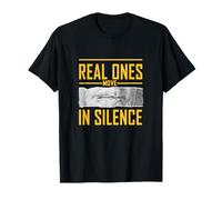 University Varsity-Gold Real Ones se déplace en Silence T-Shirt