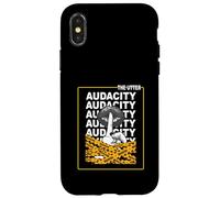 University Varsity-Gold, tais-toi Quand tu me parles Coque pour iPhone X/XS