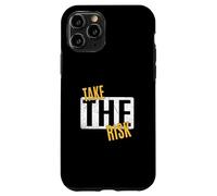 University Varsity-Gold Take The Risk Varsity-Gold Graphic Coque pour iPhone 11 Pro