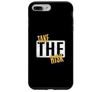 University Varsity-Gold Take The Risk Varsity-Gold Graphic Coque pour iPhone 7 Plus/8 Plus