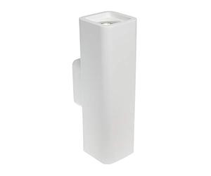 UNIVERSO Applique en plâtre LED GU10 lampe rectangulaire double émission lumière murale 230 V