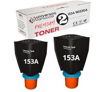 universo cartuccia - 153A W1530A Kit 2 Toner de 2 500 pages, compatible avec HP Tank Imprimante 1504 1504 W 2504 2504dw 1604 1604W 2604 2604dw 2604sdw 2606 2606dw