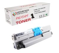 universo cartuccia 44973536 Toner noir compatible remplacement pour Oki C301dn C321dn MC332dn MC342dn MC342dnw MC342dw MC342w (noir)