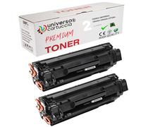 universo cartuccia CE285A 85A Kit 2 Toner compatible avec HP LaserJet Pro P1102 P1102W M1212NF M1132 M1217NFW M1132 M1212 M1130 P1100 M1136 M1210 M1210MFP M13444 M1133 4MFP (2 CE285A)