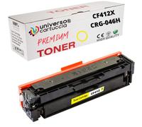 universo cartuccia® CF412A; CF412X;CRG046H Toner jaune universel compatible avec HP CF-412X & Canon CRG-046H (YELLOW)