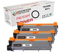 universo cartuccia® toner compatibile per Brother TN-2220 TN-450 TN2010 per MFC-7360N MFC-7460DN 7860DW per DCP-7055 DCP-7060D HL-2130 HL-2240 HL-2240D HL-2250DN HL-2270DW FAX-2840 (3 noir)