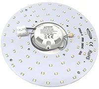 UNIVERSO SRL Remplacement LED universel pour plafonniers - Circuline avec aimant 22 W - Lumière froide 6500 K - 72 LED - 220 volts - Diamètre 19 cm