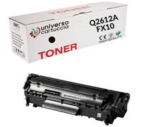 Universocartuccia® Q2612AE Cartouche de Toner Compatible, de Type Canon FX10, de Haute qualité - Imprimantes HP LaserJet compatibles : 1010, 1012, 1015, 1018, 1020, 1020 Plus, 1022, 1022N,