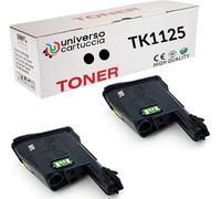 Universocartuccia Toner Pour Kyocera Tk-1125 Noir Cartouche Cartouche Compatible 1T02M70Nl1 Compatible Avec Les Imprimantes Ecosys Fs-1061Dn, Fs-1325Mfp (2 Tk1125)[ENC945381]