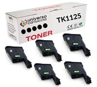UniversoCartuccia Toner pour Kyocera TK-1125 Noir Cartouche compatible 1T02M70NL1 Compatible avec les imprimantes ECOSYS FS-1061DN, FS-1325MFP (5 TK1125)