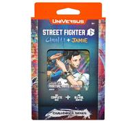 UniVersus: Street Fighter 6 : Challenger Series - Chun-Li & Jamie - Jeu de cartes de construction, jeu de personnages prêt à jouer, 6 cartes de booster d'art en aluminium