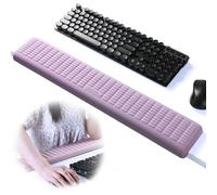 UnivoColors PostureUp Repose-poignets long de bureau en forme de L antidérapant, mousse à mémoire de forme, support des bords de bureau, design ergonomique pour de longues heures de travail (60 x 9,9