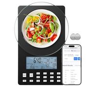 UNIWEIGH Balance alimentaire avec Calculatrice nutritionnelle,5KG Échelle numérique pour Perte de poids,Calcul des valeurs nutritives,Calorie,Préparation de repas,Lipides,KCAL,Glucides,Cholestérol
