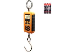 UNIWEIGH Numérique Balance à bagages,300KG/660LB Mini balance à grue,Postale suspendue avec écran LCD,Portable à main&Grand crochet,Échelle de cerf avec Hold&Tare,pour Garage Farms Chasse Pêche