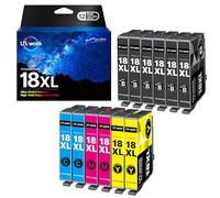 Uniwork 18XL Cartouches d'encre Compatible pour Epson 18