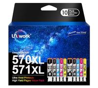 Uniwork 570 571 XL Cartouches Compatible pour Canon PGI570 CLI571 XL