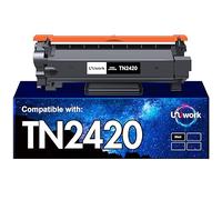 Uniwork Compatible Cartouche de Toner pour TN2420 TN-2420 TN2410 pour HL-L2310D MFC-L2710DW HL-L2350DW DCP-L2530DW HL-L2370DN HL-L2375DW DCP-L2510D MFC-L2710DN MFC-L2730DW, (Noir, 1-Pack)